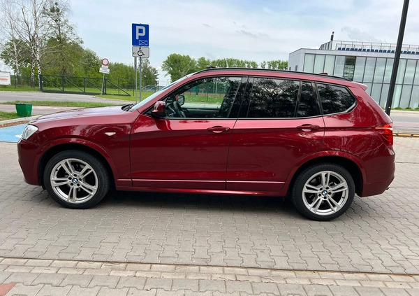 BMW X3 cena 65000 przebieg: 252000, rok produkcji 2012 z Ścinawa małe 232